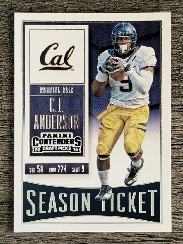 2016 Panini Contenders Draft Picks #15 C.J. Anderson