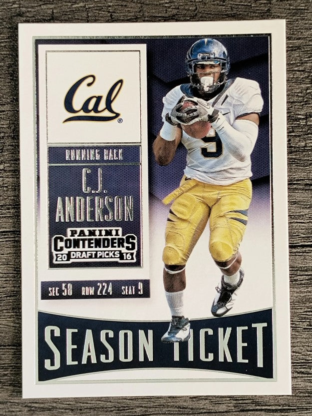 2016 Panini Contenders Draft Picks #15 C.J. Anderson