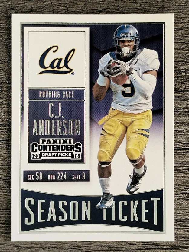 2016 Panini Contenders Draft Picks #15 C.J. Anderson