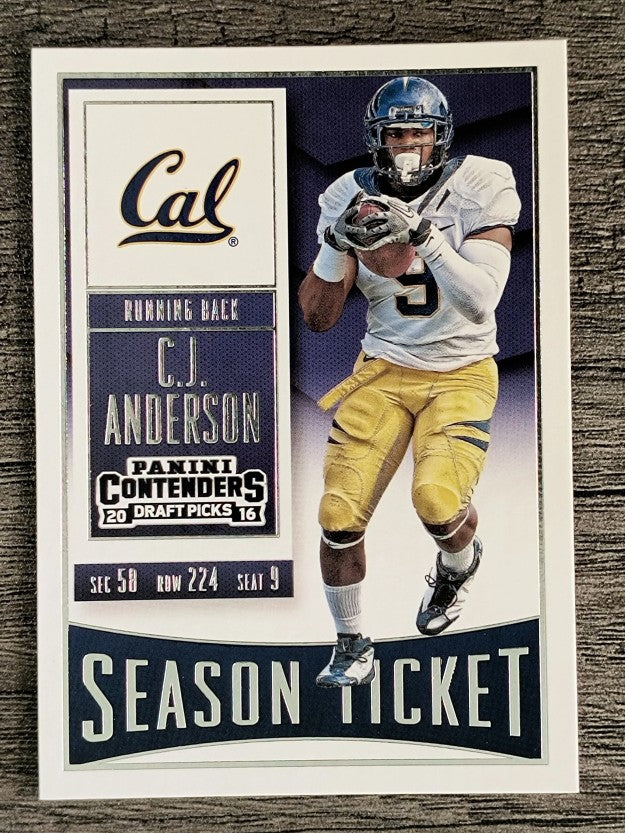 2016 Panini Contenders Draft Picks #15 C.J. Anderson