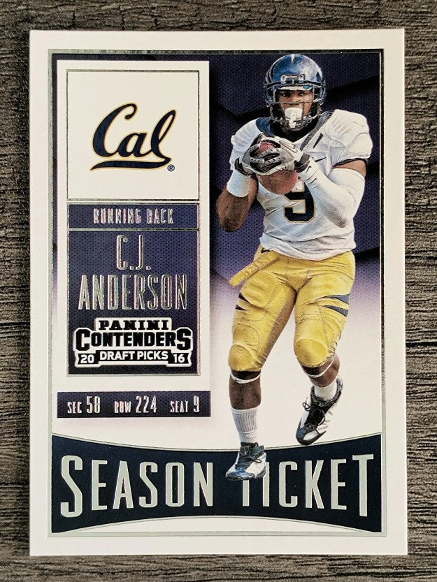 2016 Panini Contenders Draft Picks #15 C.J. Anderson