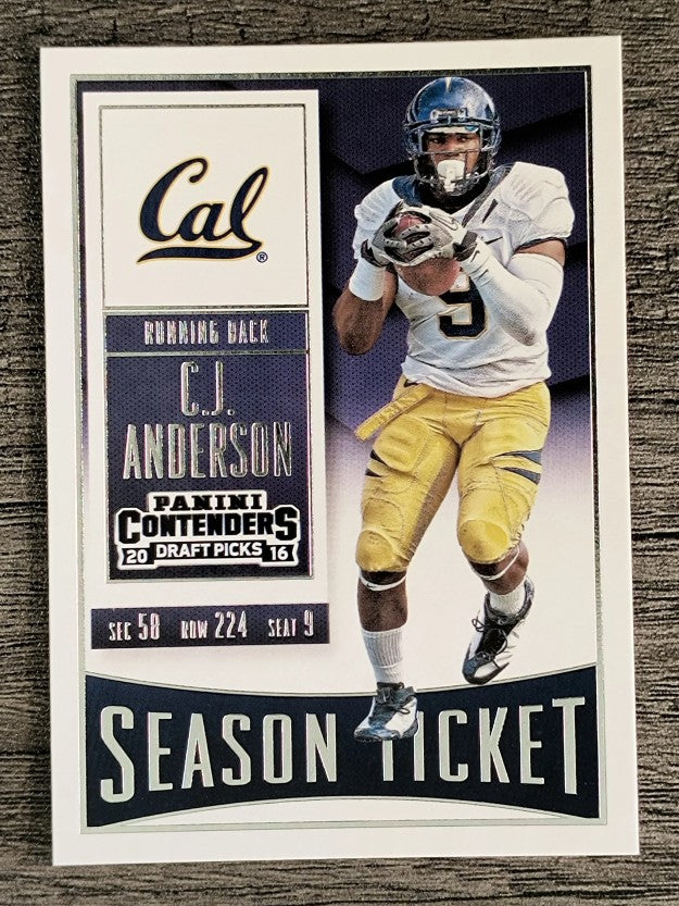 2016 Panini Contenders Draft Picks #15 C.J. Anderson
