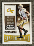 2016 Panini Contenders Draft Picks #16 Calvin Johnson