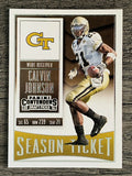 2016 Panini Contenders Draft Picks #16 Calvin Johnson