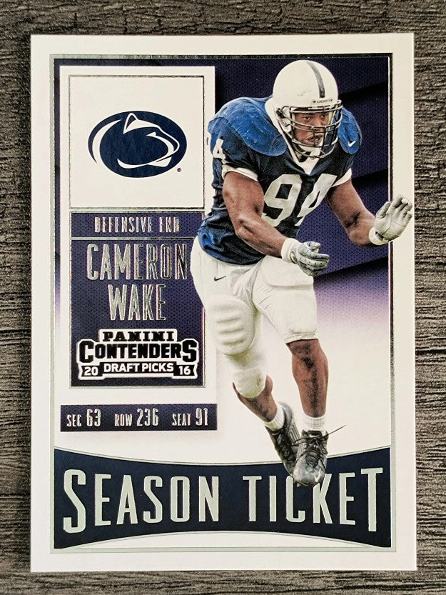 2016 Panini Contenders Draft Picks #18 Cameron Wake