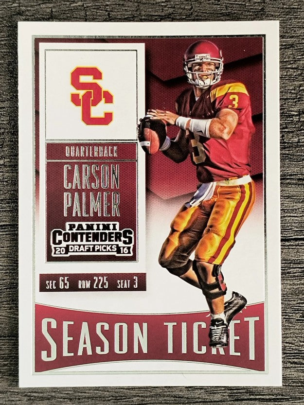 2016 Panini Contenders Draft Picks #20 Carson Palmer