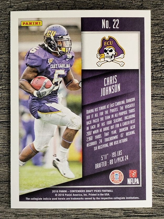 2016 Panini Contenders Draft Picks #22 Chris Johnson