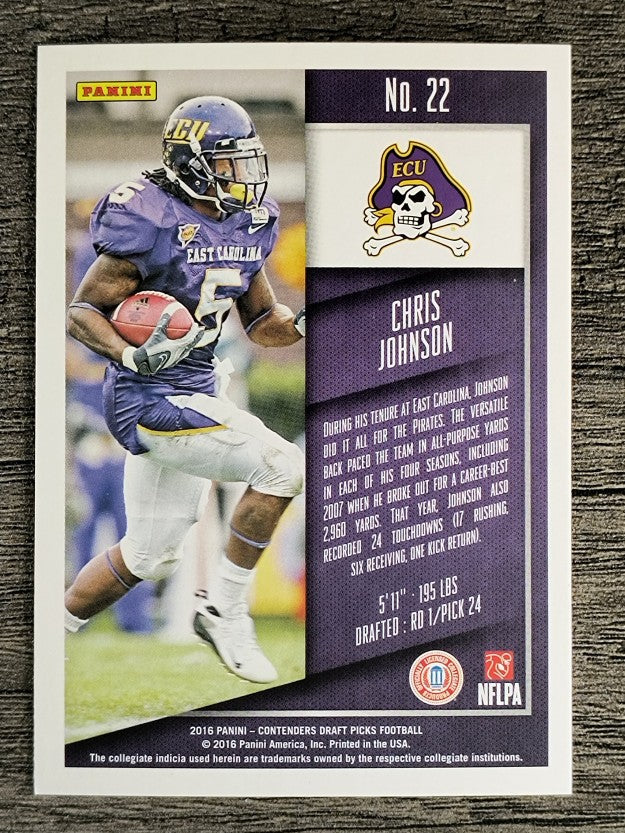 2016 Panini Contenders Draft Picks #22 Chris Johnson