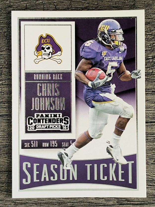 2016 Panini Contenders Draft Picks #22 Chris Johnson