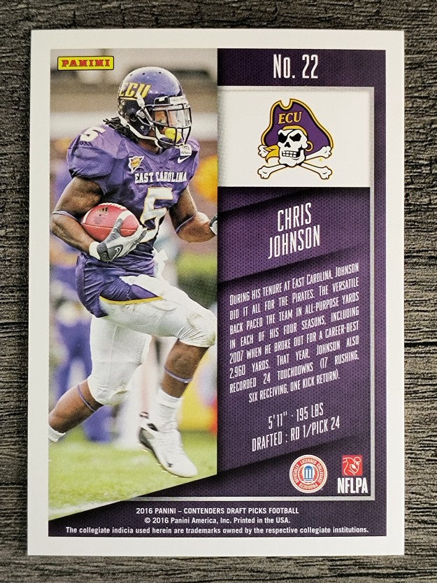 2016 Panini Contenders Draft Picks #22 Chris Johnson