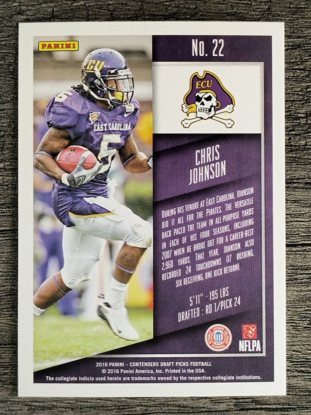 2016 Panini Contenders Draft Picks #22 Chris Johnson
