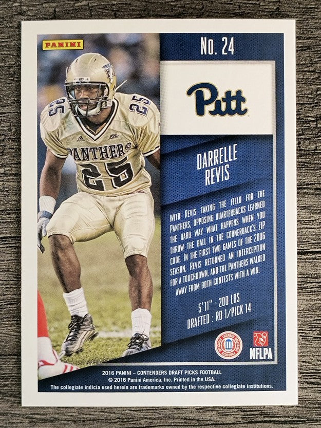 2016 Panini Contenders Draft Picks #24 Darrelle Revis