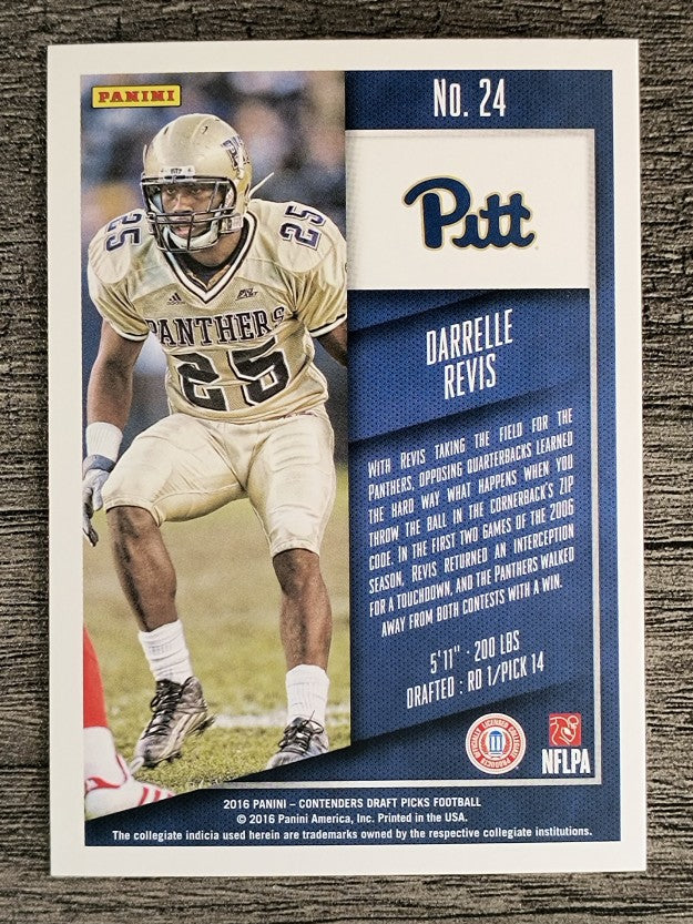 2016 Panini Contenders Draft Picks #24 Darrelle Revis