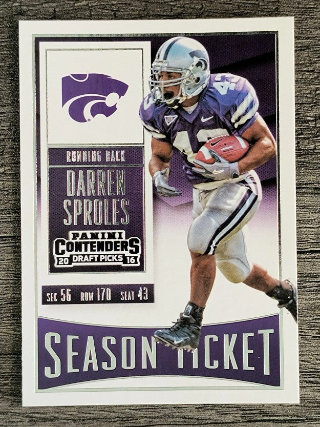 2016 Panini Contenders Draft Picks #25 Darren Sproles