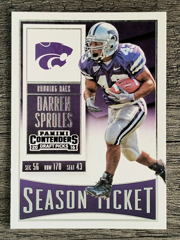 2016 Panini Contenders Draft Picks #25 Darren Sproles