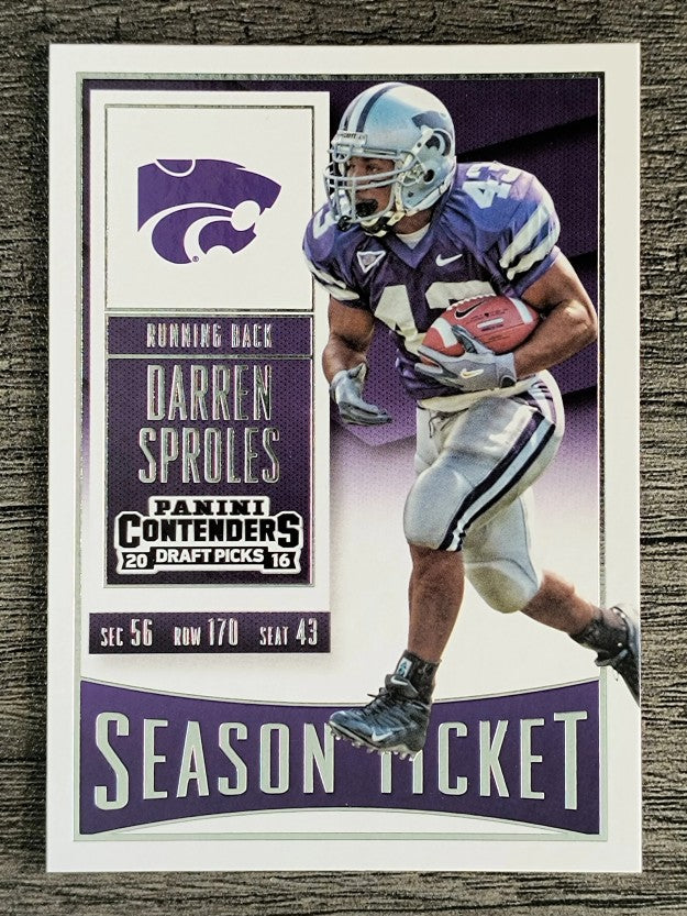 2016 Panini Contenders Draft Picks #25 Darren Sproles