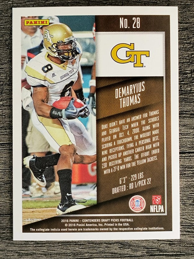 2016 Panini Contenders Draft Picks #28 Demaryius Thomas