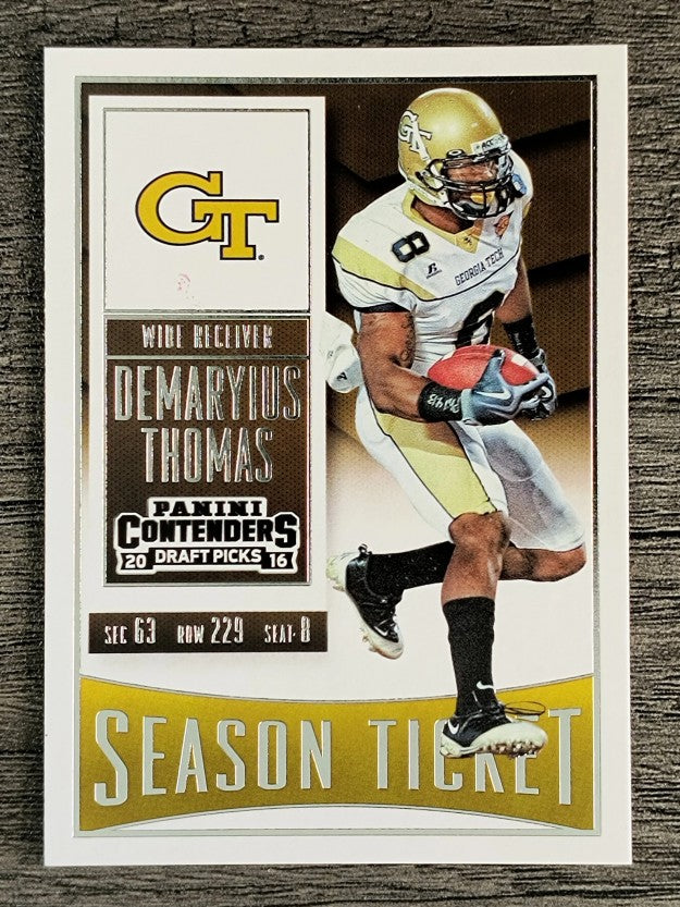 2016 Panini Contenders Draft Picks #28 Demaryius Thomas