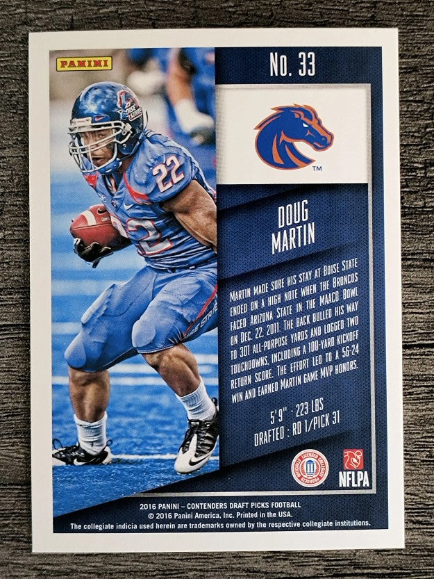 2016 Panini Contenders Draft Picks #33 Doug Martin