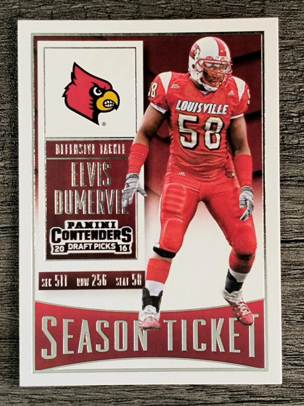 2016 Panini Contenders Draft Picks #38 Elvis Dumervil
