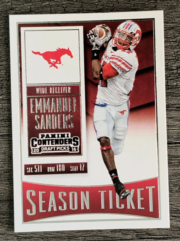 2016 Panini Contenders Draft Picks #39 Emmanuel Sanders