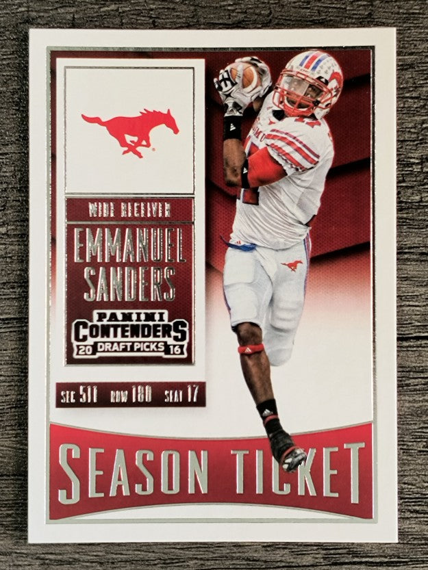2016 Panini Contenders Draft Picks #39 Emmanuel Sanders