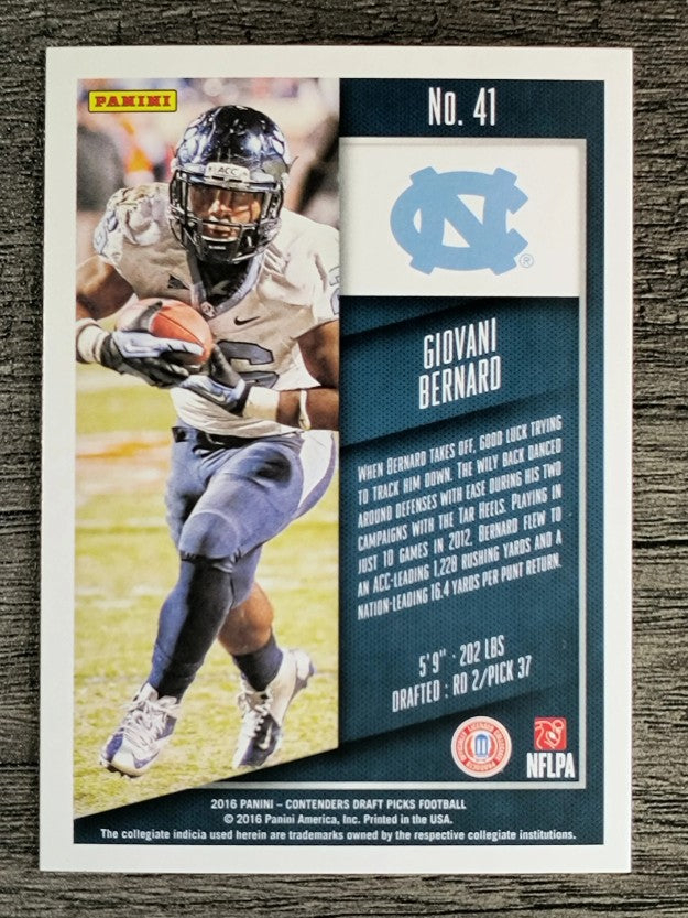 2016 Panini Contenders Draft Picks #41 Giovani Bernard