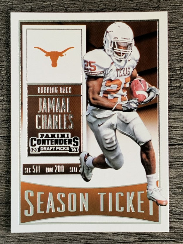 2016 Panini Contenders Draft Picks #44 Jamaal Charles
