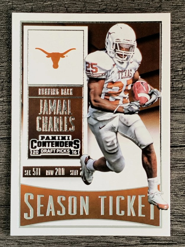 2016 Panini Contenders Draft Picks #44 Jamaal Charles