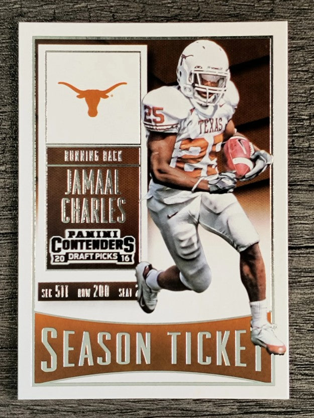 2016 Panini Contenders Draft Picks #44 Jamaal Charles