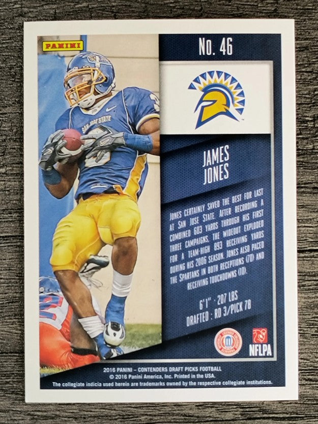 2016 Panini Contenders Draft Picks #46 James Jones