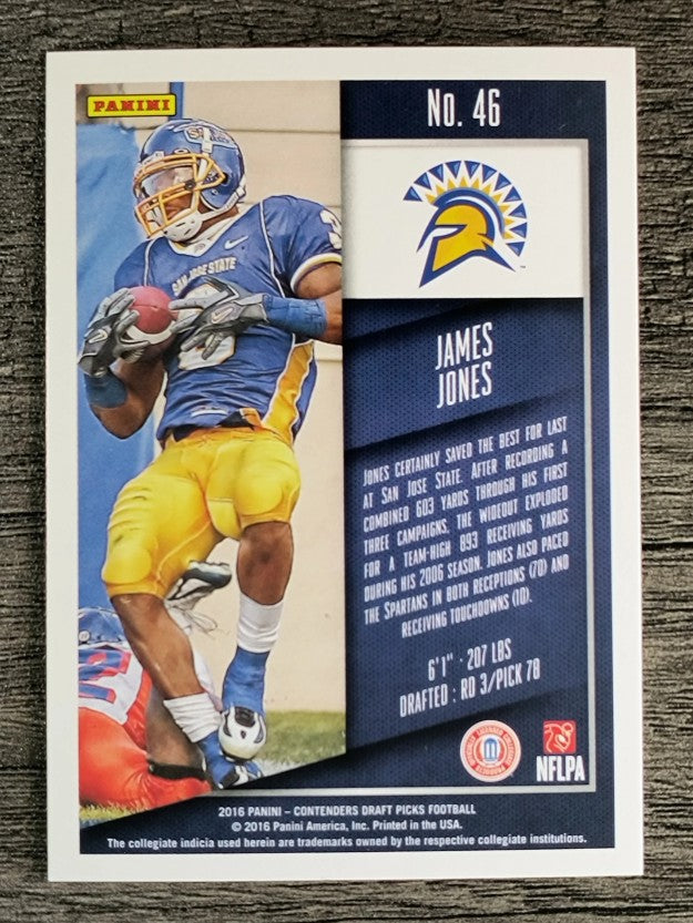 2016 Panini Contenders Draft Picks #46 James Jones