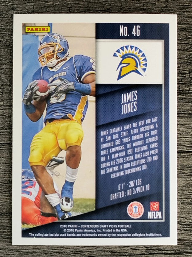 2016 Panini Contenders Draft Picks #46 James Jones