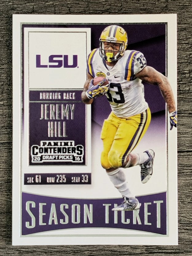 2016 Panini Contenders Draft Picks #48 Jeremy Hill