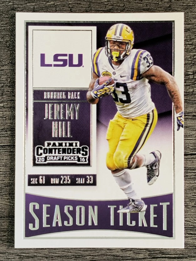2016 Panini Contenders Draft Picks #48 Jeremy Hill