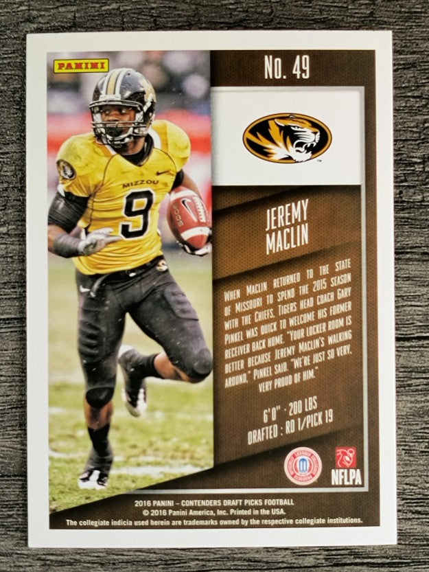2016 Panini Contenders Draft Picks #49 Jeremy Maclin