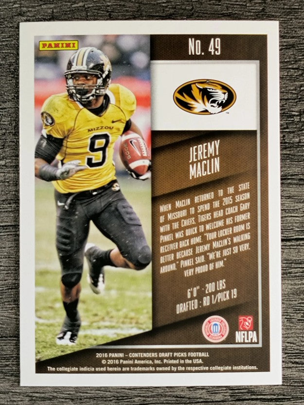2016 Panini Contenders Draft Picks #49 Jeremy Maclin