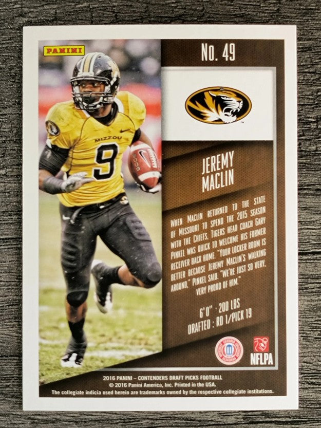 2016 Panini Contenders Draft Picks #49 Jeremy Maclin