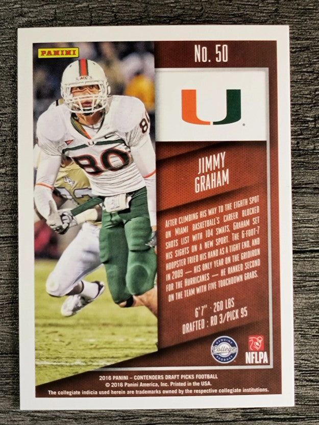 2016 Panini Contenders Draft Picks #50 Jimmy Graham