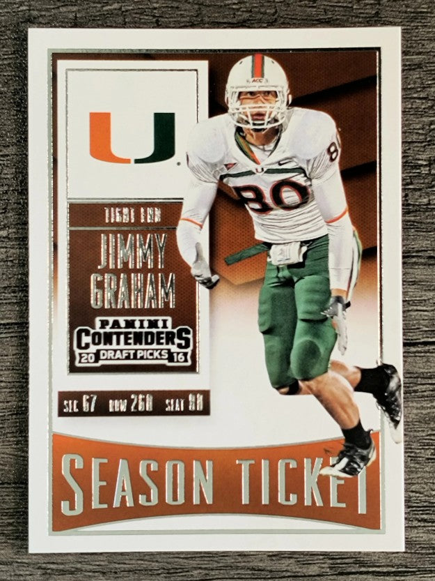 2016 Panini Contenders Draft Picks #50 Jimmy Graham