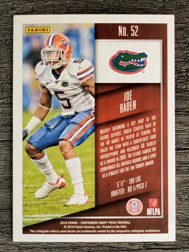 2016 Panini Contenders Draft Picks #52 Joe Haden