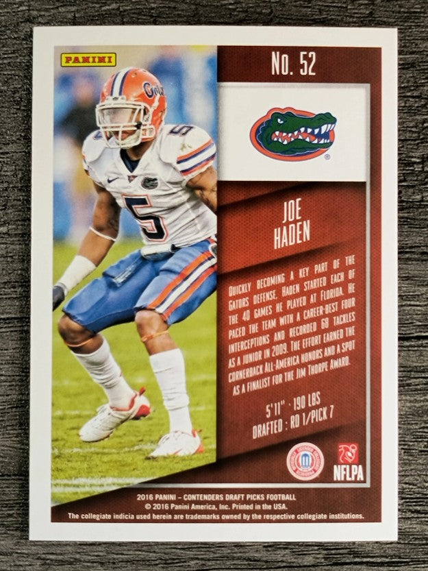 2016 Panini Contenders Draft Picks #52 Joe Haden