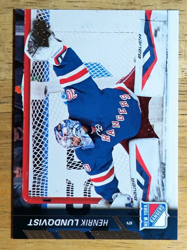 2015-16 Upper Deck #382 Henrik Lundqvist