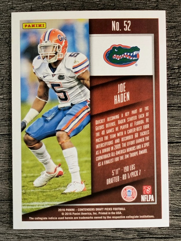 2016 Panini Contenders Draft Picks #52 Joe Haden
