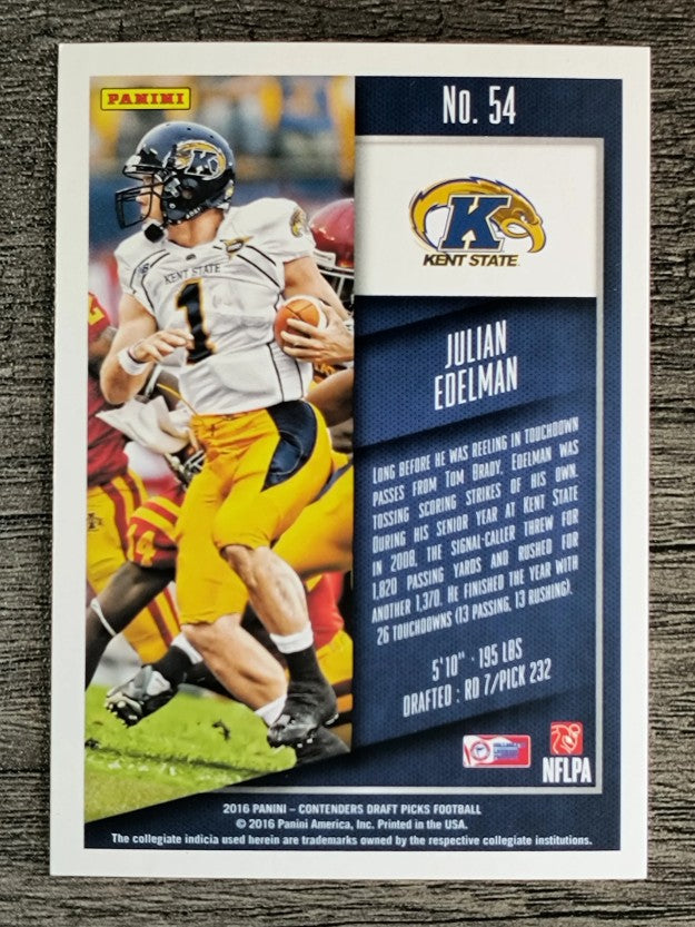2016 Panini Contenders Draft Picks #54 Julian Edelman