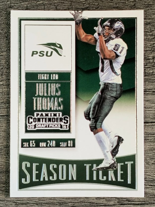 2016 Panini Contenders Draft Picks #56 Julius Thomas