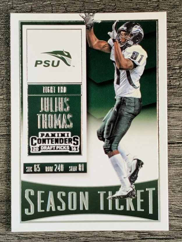 2016 Panini Contenders Draft Picks #56 Julius Thomas