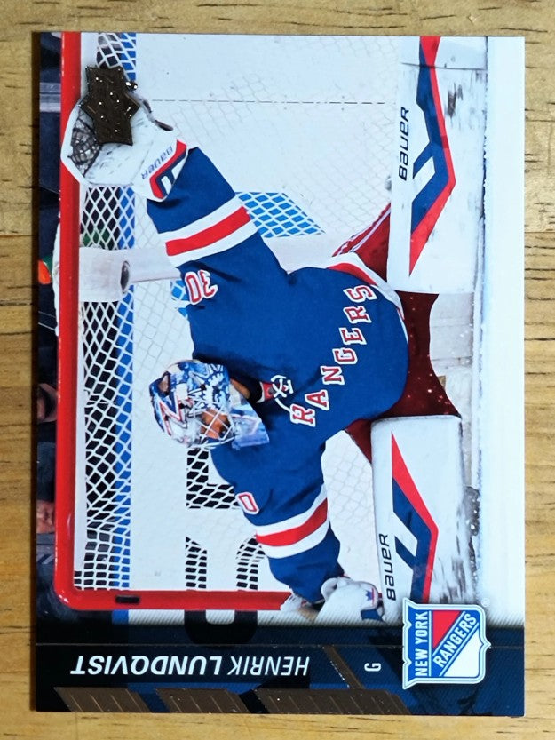 2015-16 Upper Deck #382 Henrik Lundqvist