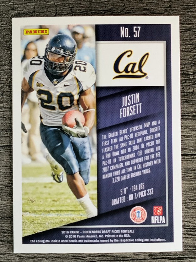 2016 Panini Contenders Draft Picks #57 Justin Forsett