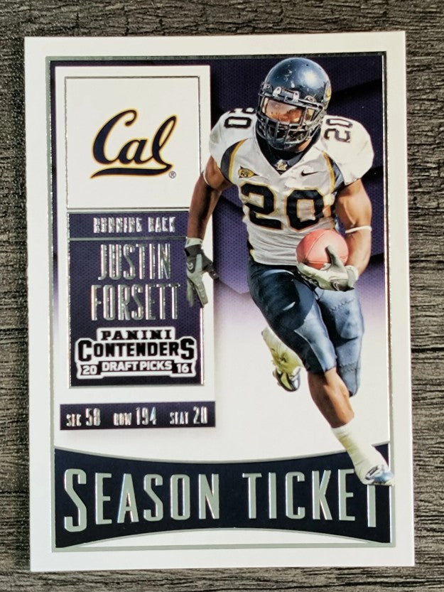 2016 Panini Contenders Draft Picks #57 Justin Forsett
